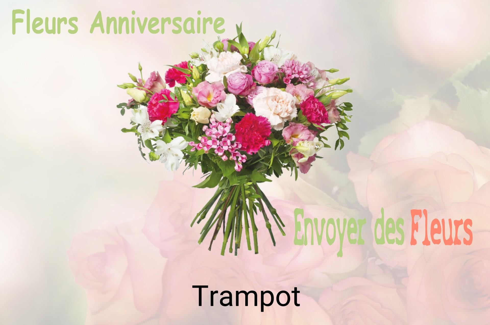 Bouquet de fleurs d’anniversaire livré à Trampot